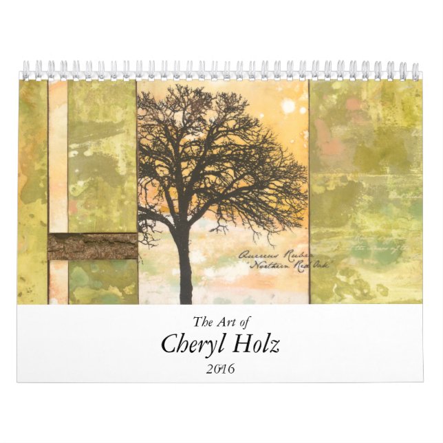 A arte do calendário 2016 de CHERYL HOLZ (Capa)