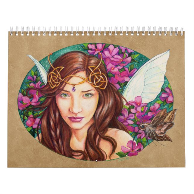 A arte do calendário de Jane Starr Weils 2017 (Capa)
