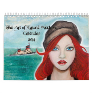 A arte do calendário de Laurie McClave 2014