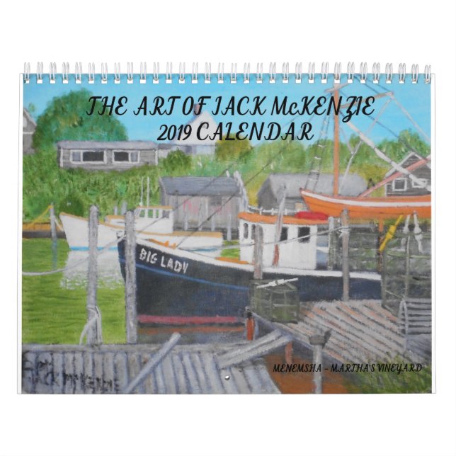 A ARTE DO CALENDÁRIO DE MCKENZIE 2019 DO JAQUE (Capa)