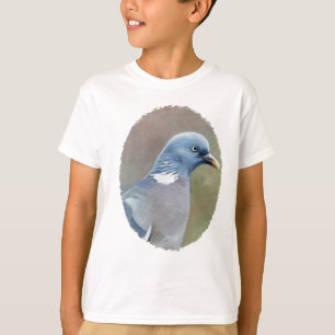 A arte do pássaro do pombo caçoa a camisa de t