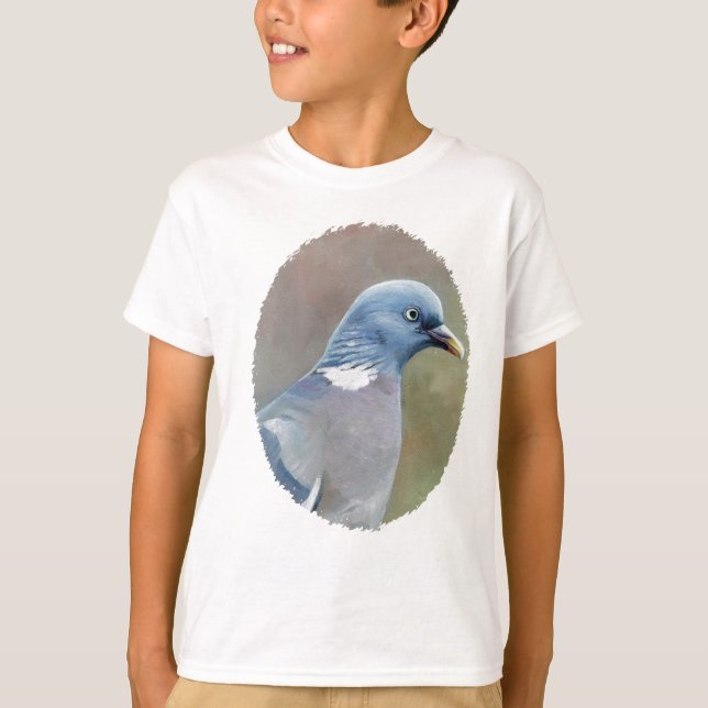A arte do pássaro do pombo caçoa a camisa de t (Frente)