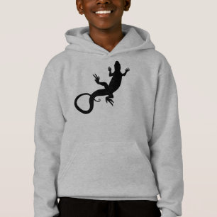 A arte do réptil do Hoodie do lagarto do miúdo