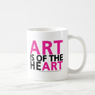 A ARTE É das canecas de café do CORAÇÃO