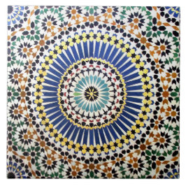 A arte islâmica modela o azulejo cerâmico da foto