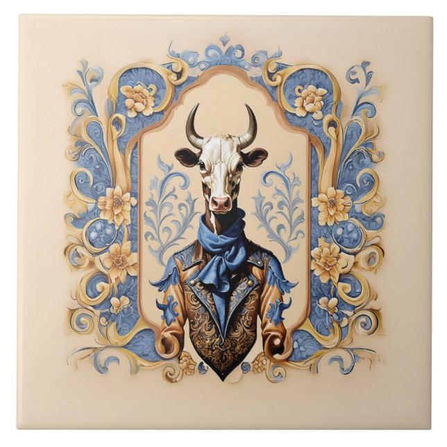 A Arte Moderna da Vaca Engraçada Dapper (Frente)