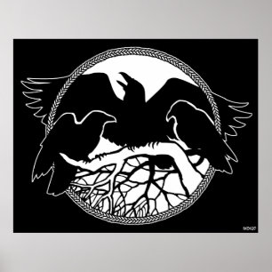 A arte nativa dos animais selvagens dos posters da