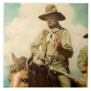 A Arte Ocidental do Mariscal Magro por NC Wyeth
