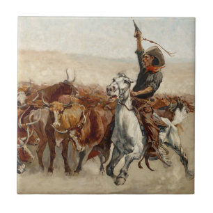 A Arte Ocidental Roundup de Frederic Remington