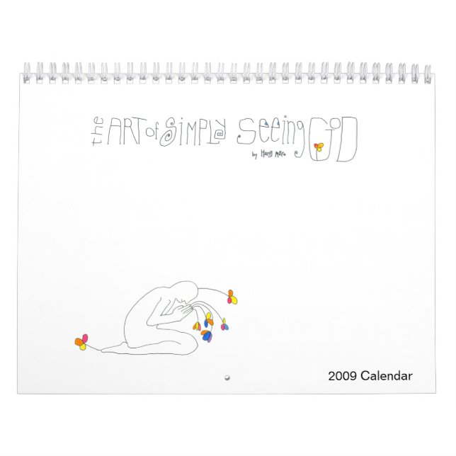 A arte simplesmente de ver o deus - calendário (Capa)