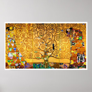 A árvore da vida, Klimt Poster