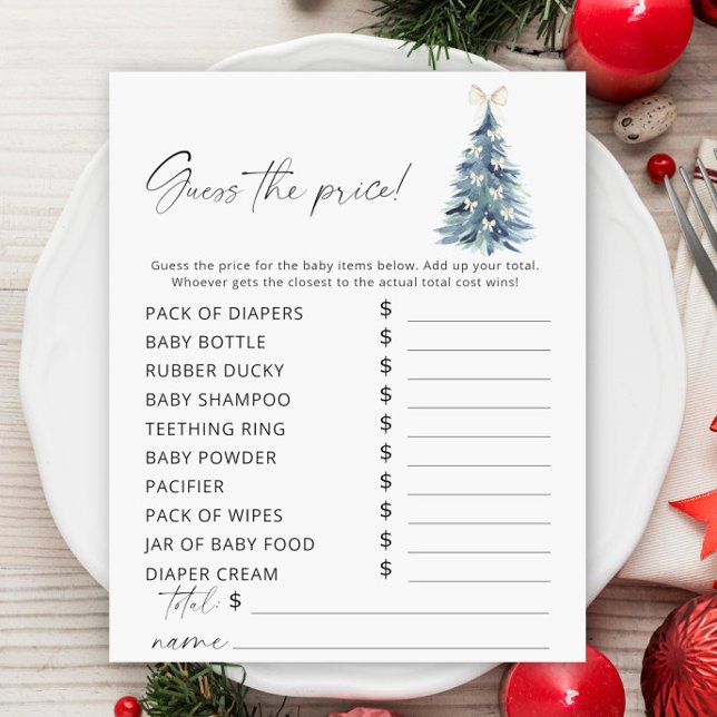 A árvore de inverno adivinha o jogo do preço (Criador carregado)