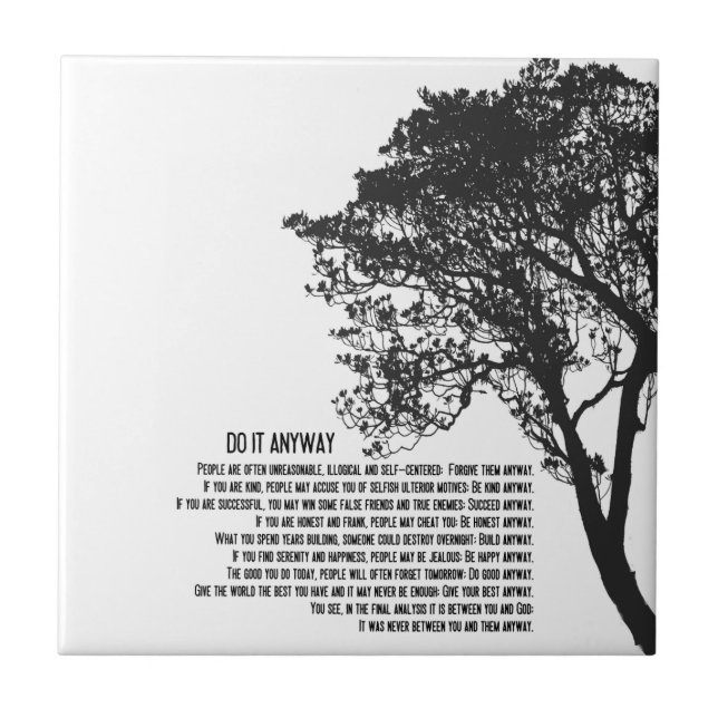 A árvore preto e branco fá-lo de qualquer maneira (Frente)