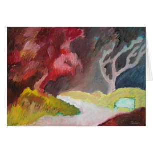 A árvore vermelha - cartão