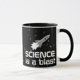 A astronáutica do presente da caneca da ciência 