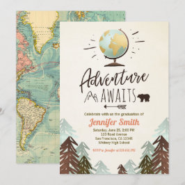 A Aventura aguarda Viagem de convite para a gradua