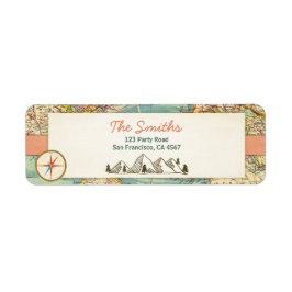 A Aventura Começa A Abordar Etiquetas Vintage Worl