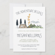 A Aventura Começa | Chá de fraldas de montanha