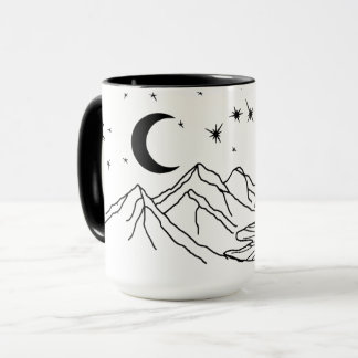A aventura espera a caneca das estrelas do lago