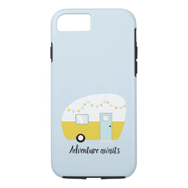 A aventura espera a capa de telefone retro do (Verso)