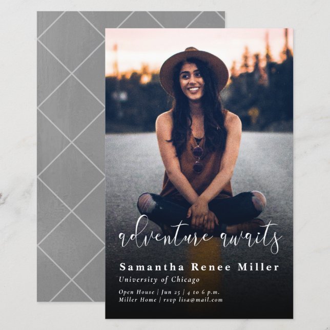 A Aventura Orçamentária Aguarda Convite para Gradu (Frente/Verso)