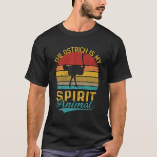 A avestruz é o meu espírito animal camisa Engraçad