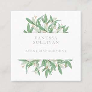 A azeitona da aguarela sae de cartões de visitas