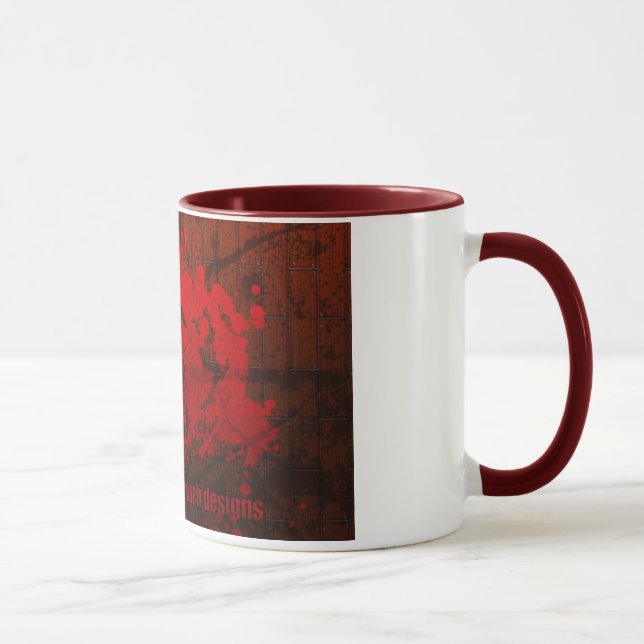 A barata explosiva projeta a caneca (Direita)