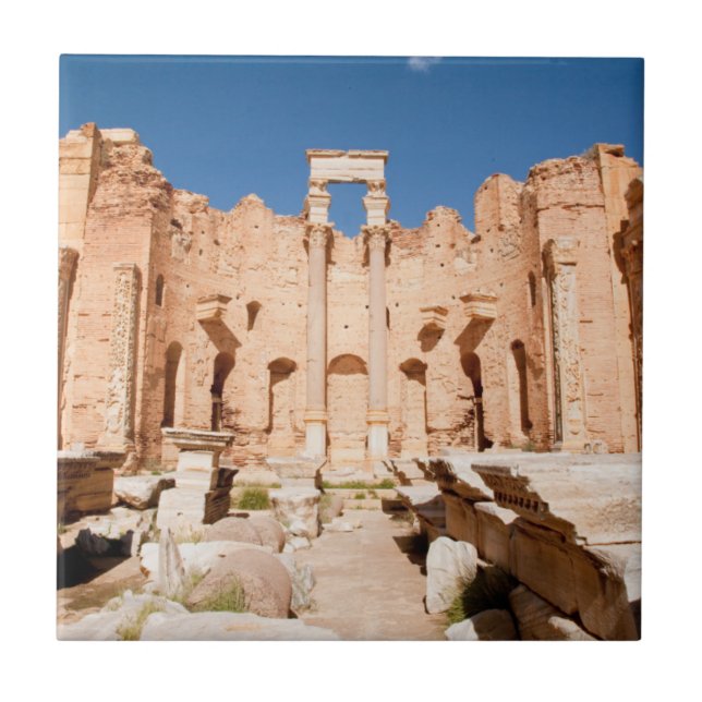 A Basílica de Severo, Leptis Magna, Al Khums 2 (Frente)