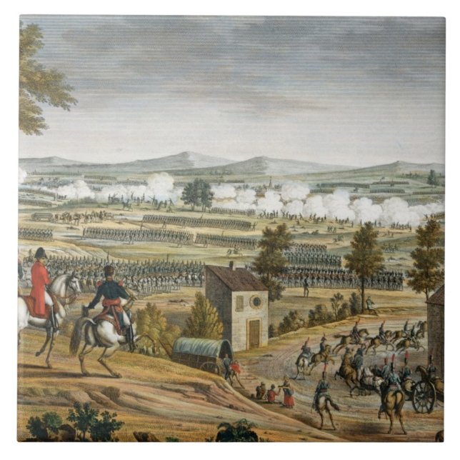A batalha de Lutzen, o 2 de maio de 1813, gravada (Frente)