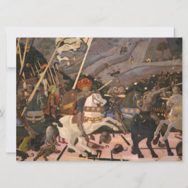 A Batalha de San Romano (Pintura da Guerra Medieva