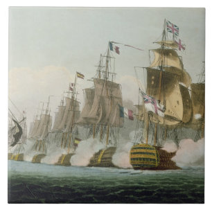 A batalha de Trafalgar, o 21 de outubro de 1805,
