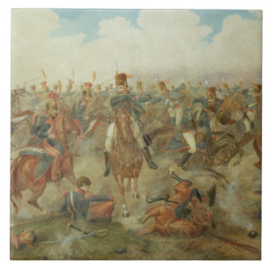 A batalha de Waterloo, o 18 de junho de 1815 (w/c