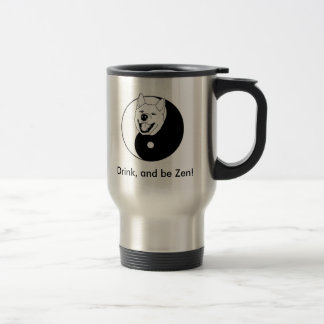 A bebida, e seja zen! Caneca
