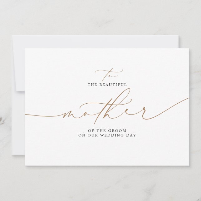 À Bela Mãe Do Dia Do Casamento De Noite (Frente)