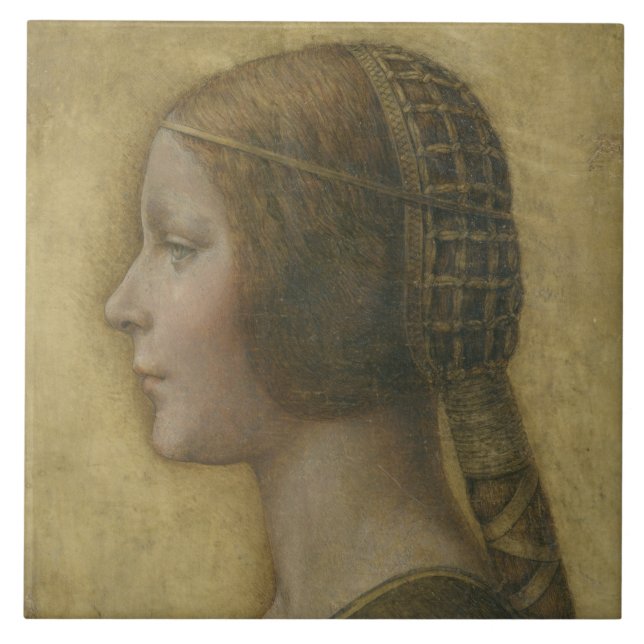 A bela princesa (por Leonardo da Vinci) (Frente)