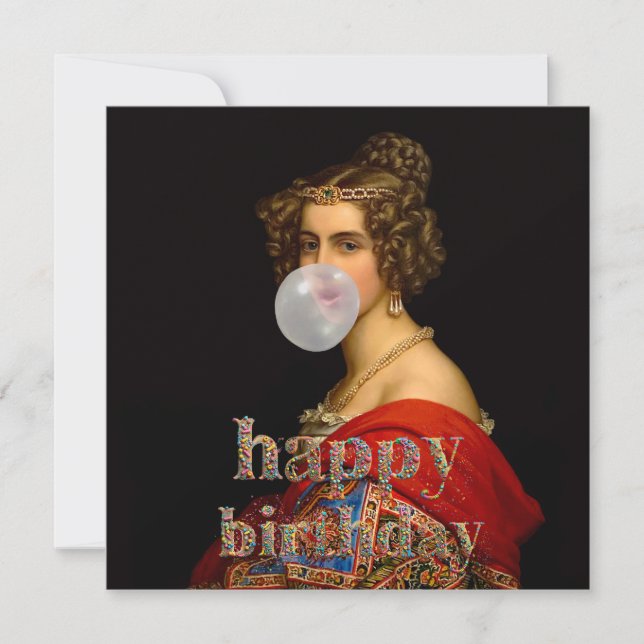 A Beleza Bávara e o Feliz Aniversário de Chiclete (Frente)