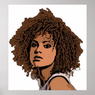 A Beleza da Poster de Cabelo