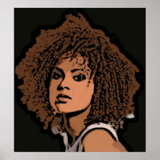 A Beleza da Poster de Cabelo