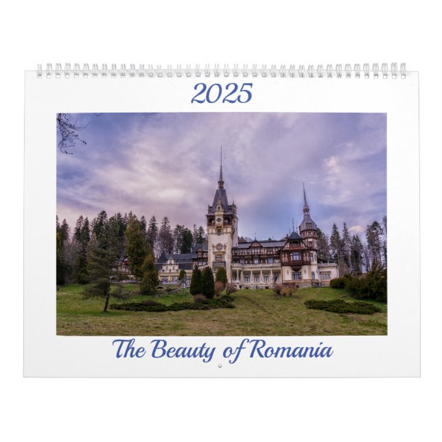 A Beleza da Romênia - Calendário Grande (Capa)