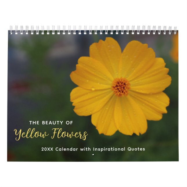A Beleza do Calendário das Flores Amarelas (Capa)