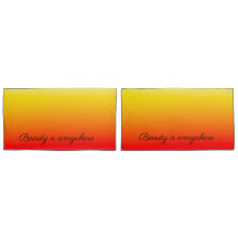 A beleza está em todo lugar vermelho a amarelo