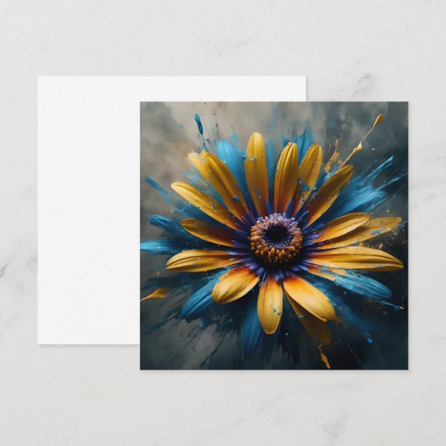 A Beleza Radiante da Margarida Africana (Frente/Verso)