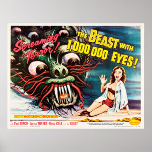 A Besta com um Milhão de Olhos Poster de Filme de