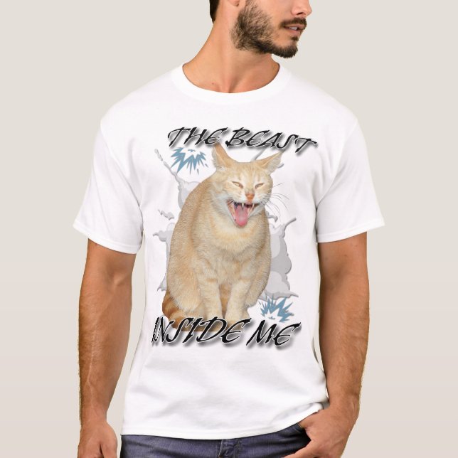 A Besta Dentro de Mim camiseta engraçada de meme d (Frente)
