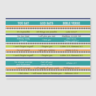 A bíblia inspirada Verses, você diz/deus diz