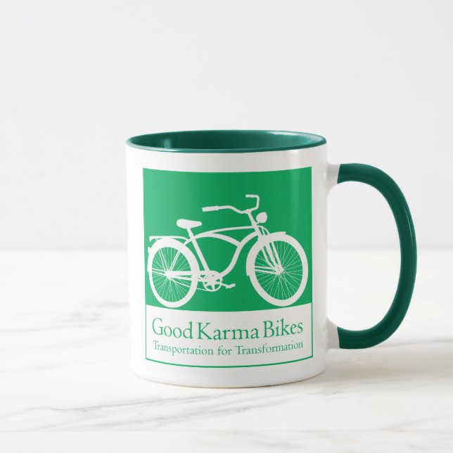 A boa karma Bikes a caneca (Direita)