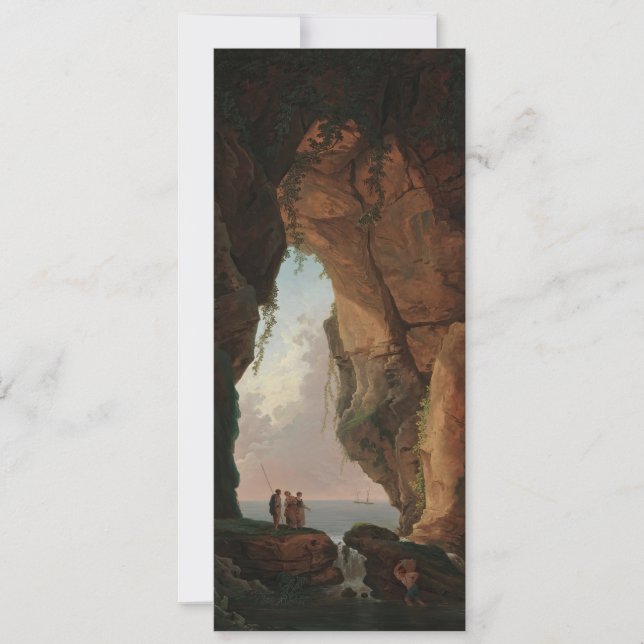 A Boca de uma Caverna (1784) Hubert Robert (Frente)