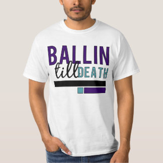 A bola lavra a camisa da uva T da morte