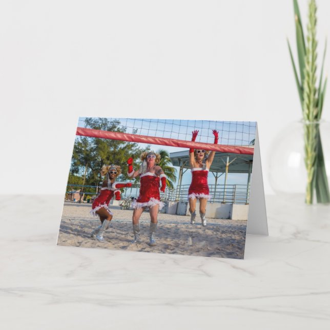 A Bola Muriels Toca! Cartão de Férias (Frente)